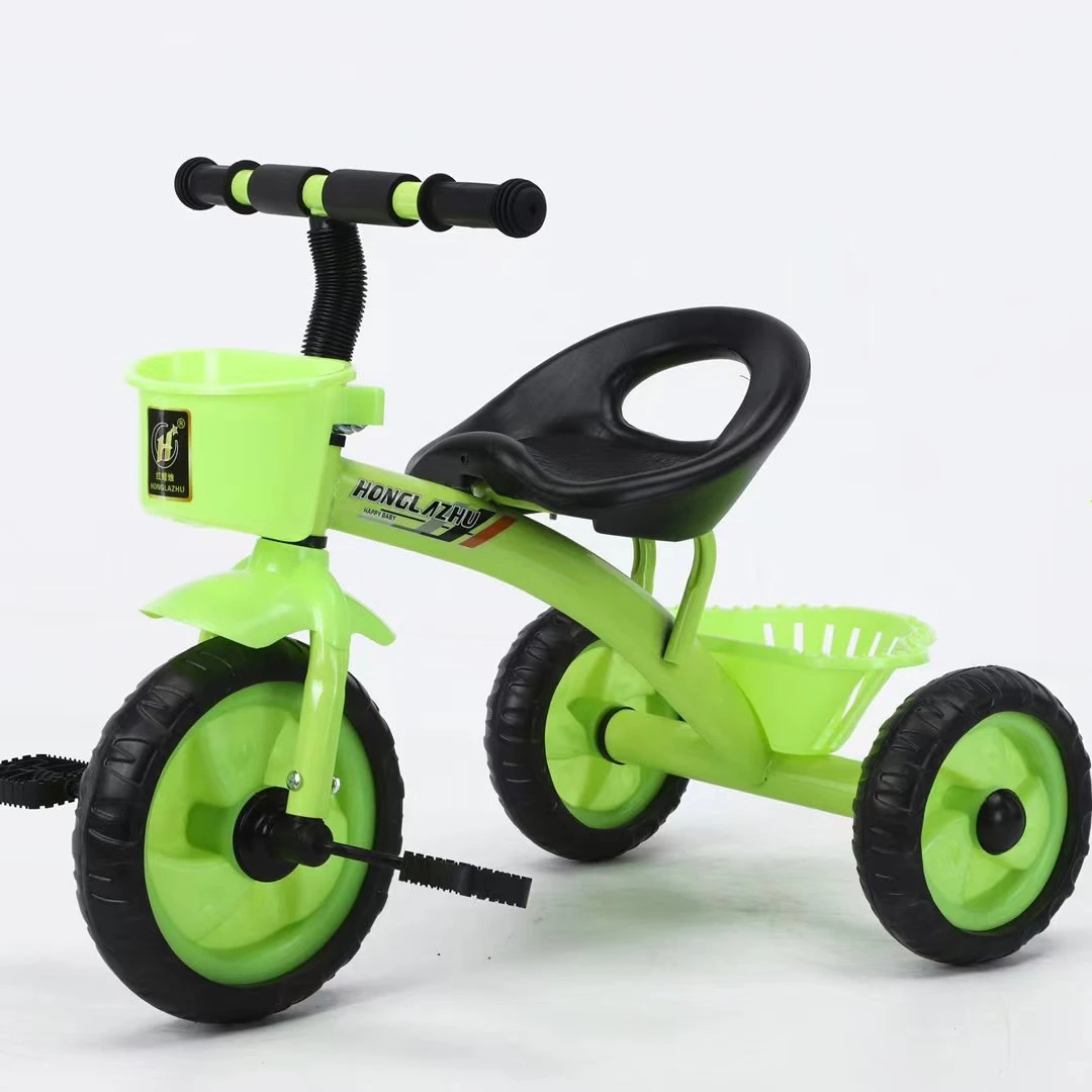 2024 factory whosale push car tricycles 3 seat for kids customised scooter tricycle bike big parts rod indian