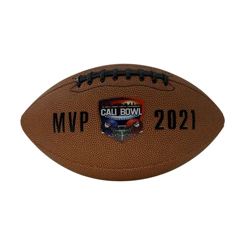 Factory Wholesale Customized American Football Professional Size 3/6/9 PU Training Ball Made of PVC and Rubber