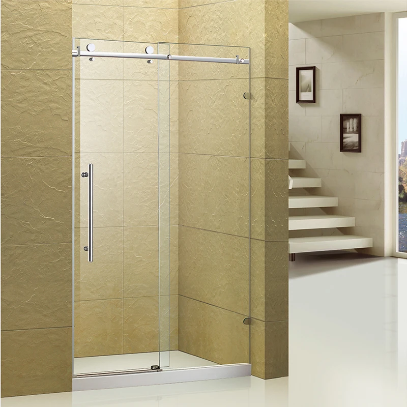 Tempered glass swing bathroom shower door/Bath screen