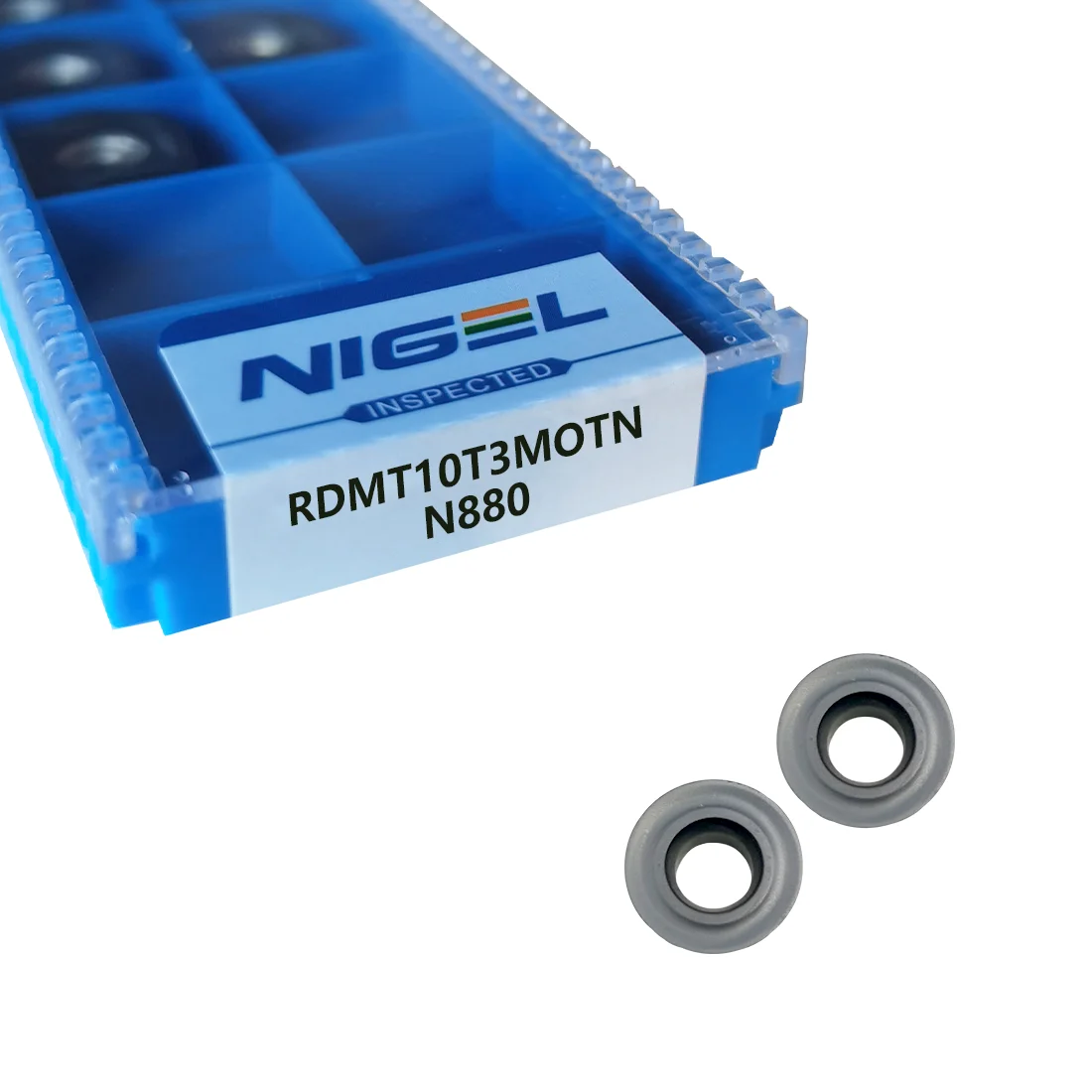 NIGEL Brand Indexable Carbide Lathe Tool Blade  RDMT10T3MOTN N880 CNC Carbide Milling Cutter Turning Tool External Turning Tool