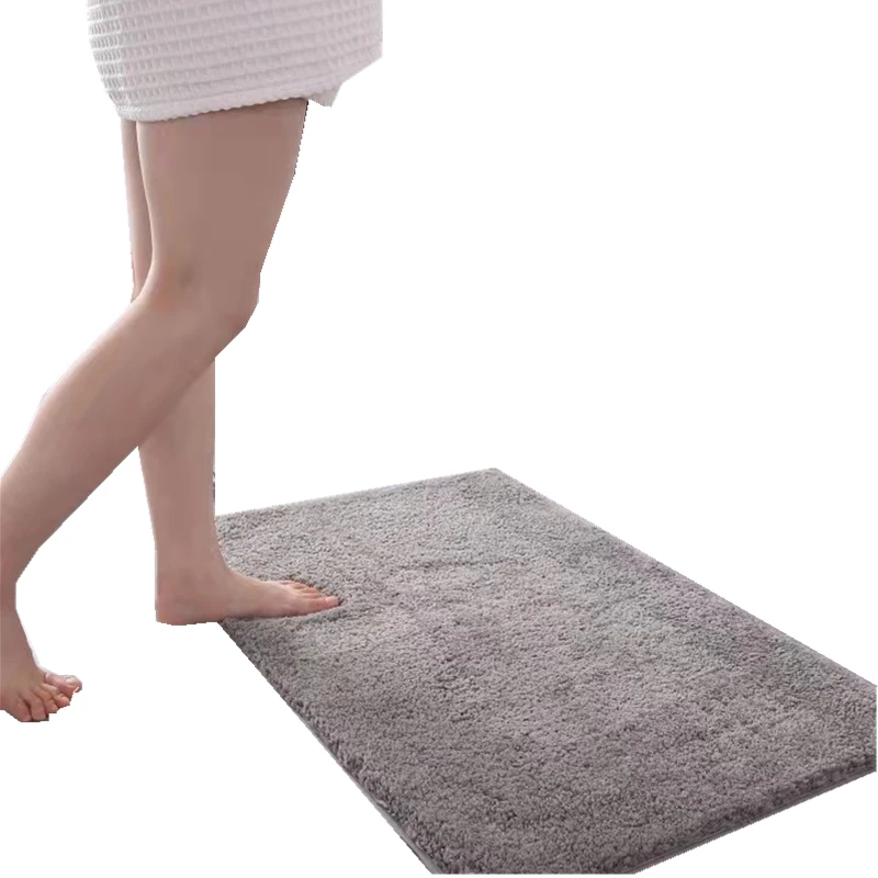 100% Cotton Bath Mat Set Bath Rug Floor Anti-Slip Bathroom Mat for Washroom Home and Hotel