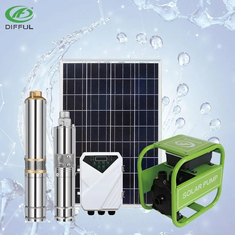 bomba solar powered irrigation pump sumergible high head solar water pump