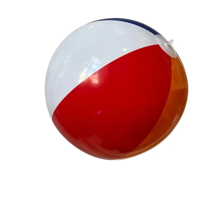 60 cm deflated size beach ball , inflatable ball