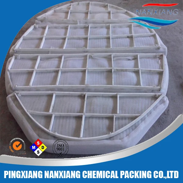 Stainless steel mist eliminator wire knitted mesh demister pad metal mesh demister