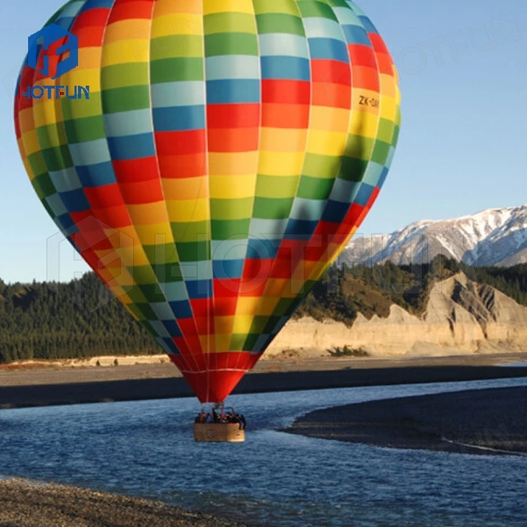 Very popular Colorful advertising Inflatable Hot Air Shape Ground Balloon ball with bright led lights for sale