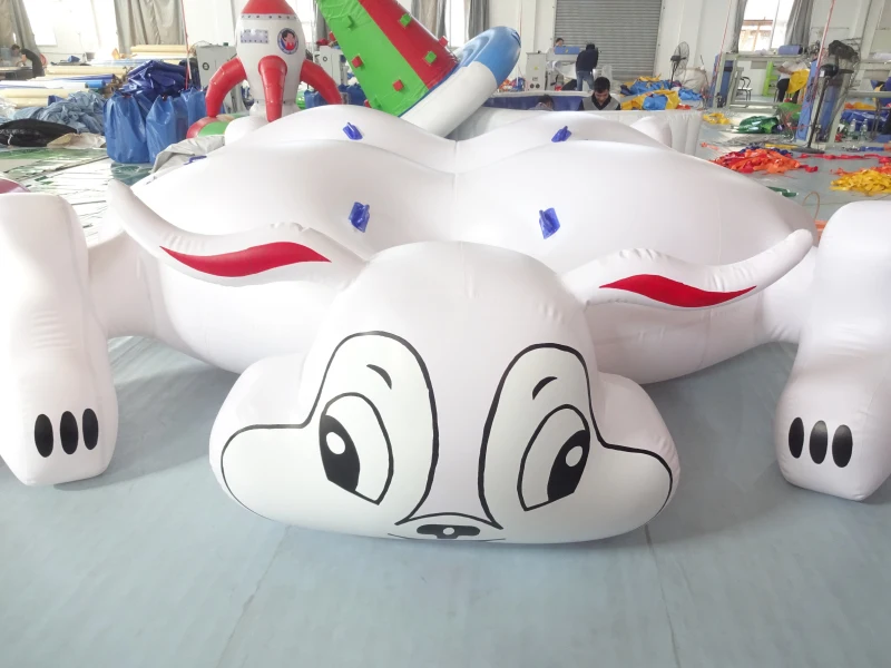 Inflatable Tortoise And Hare Race Team Building Game Interactive Inflatable Sport Game for Sale