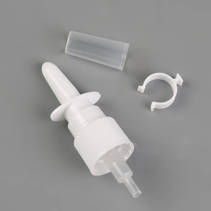 18/410 24/410 28/410 Medical use nasal spray pump white PP fine mist nasal spray pump sprayer