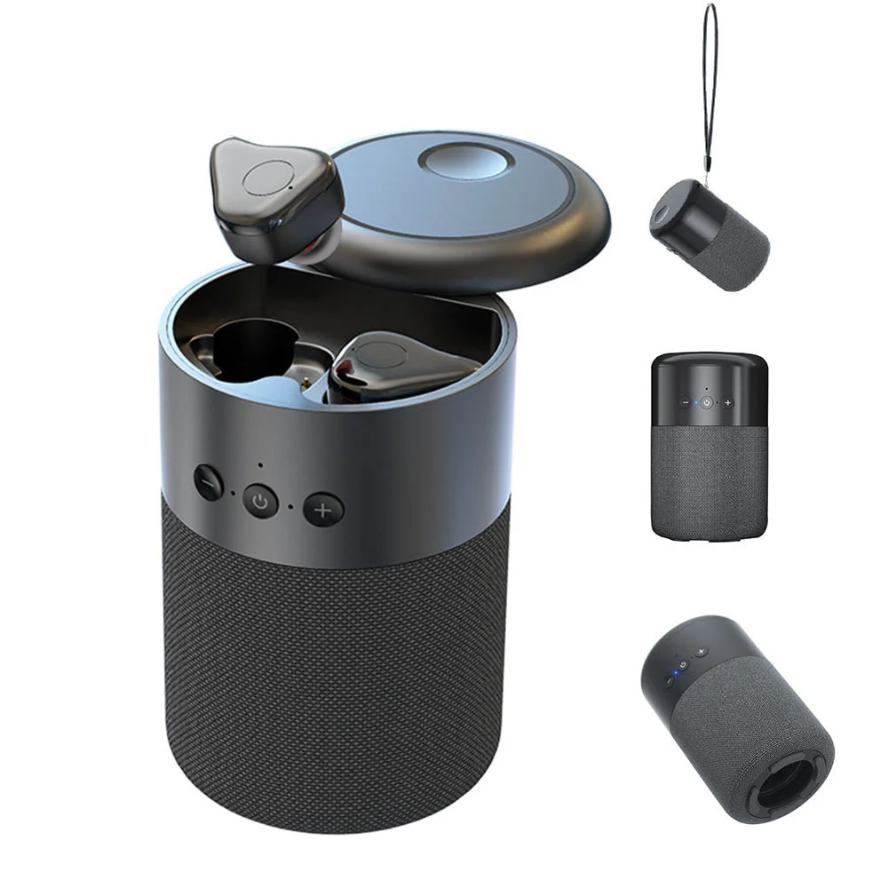 B20 Mini Speaker Wireless 3d TWS Bass Portable Headphones Hi-Fi Outdoor Sports Gift Headphones Speakers 2 in 1 Headphones