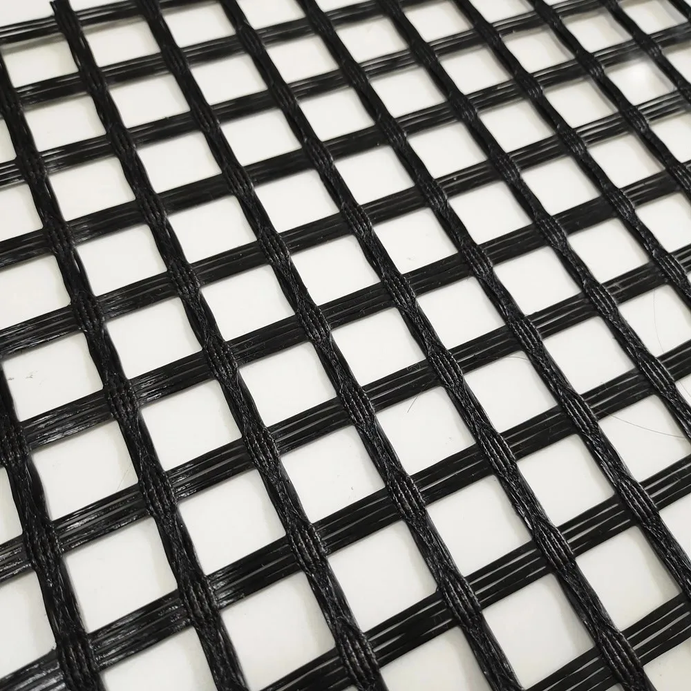 Glass fiber geogrids 30kN for asphalt road construction glass fiber bidirectional geogrids