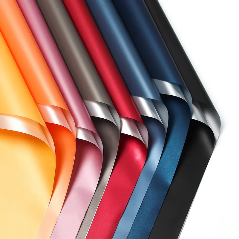 wholesale gold Korean-style European wrapping paper and waterproof Rose bouquet material packing paper