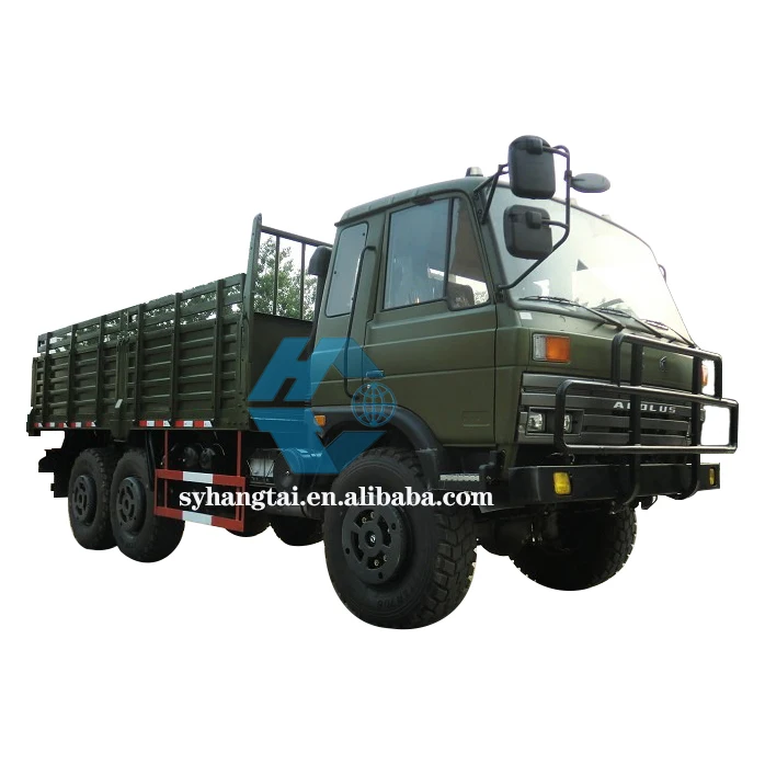 Flatbed Troop Crawler 6x6 Full Wheel Drive Cargo Transportation 6 Cylinders Diesel Engine Off Road Truck