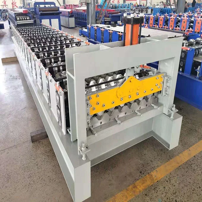 Building Material Aluminum Roof corrugated Tile Roll Forming Machine Hot Sale