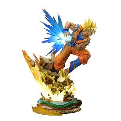 Popular Anime DBZ Super Saiyan Son Goku 25CM Action Figure PVC Model cartoon toy
