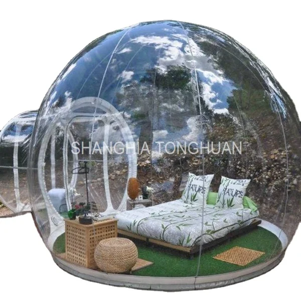 2023 New style popular balloon artist inflatable advertising inflatable dome/ inflatable clear dome tent on sell