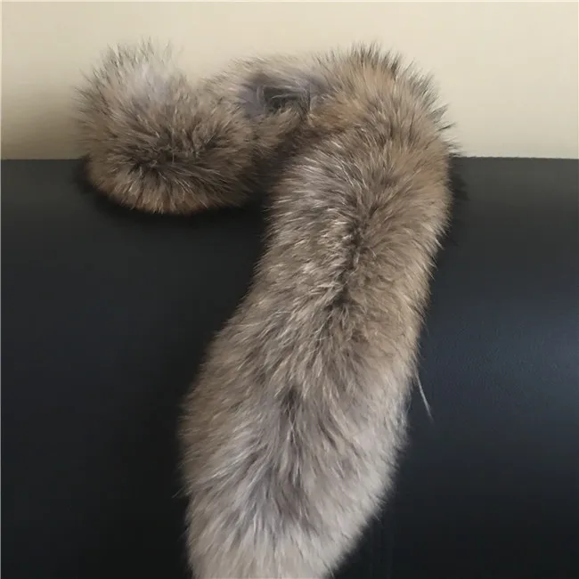 Натуральные волосы теплые зимние шарфы красный мех лисы воротник