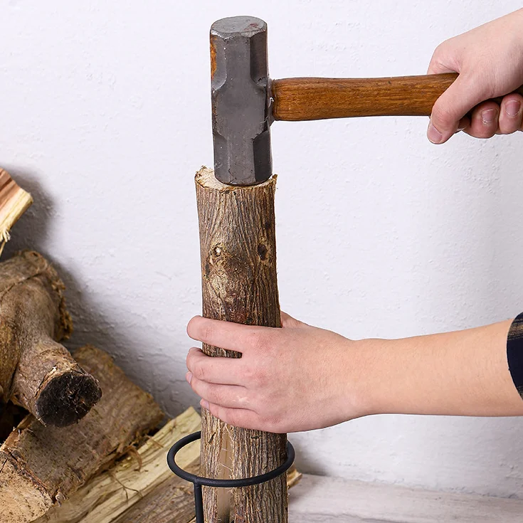 Customized Portable Manual High Carbon Steel Wood Splitting Firewood Log Splitter