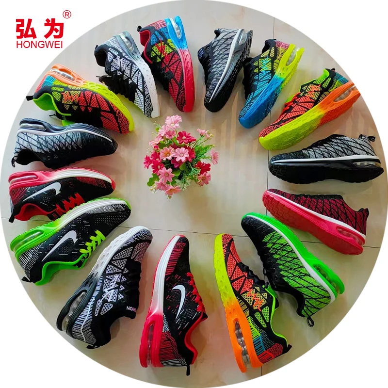 
New fashion Fly knit sports shoes men sneakers With Running Casual Sports Men used Shoes 