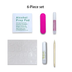 Wholesale Fake Nails Tool Kit Materials Jelly Glue Mini Nail File Alcohol Cotton Nail Art Set