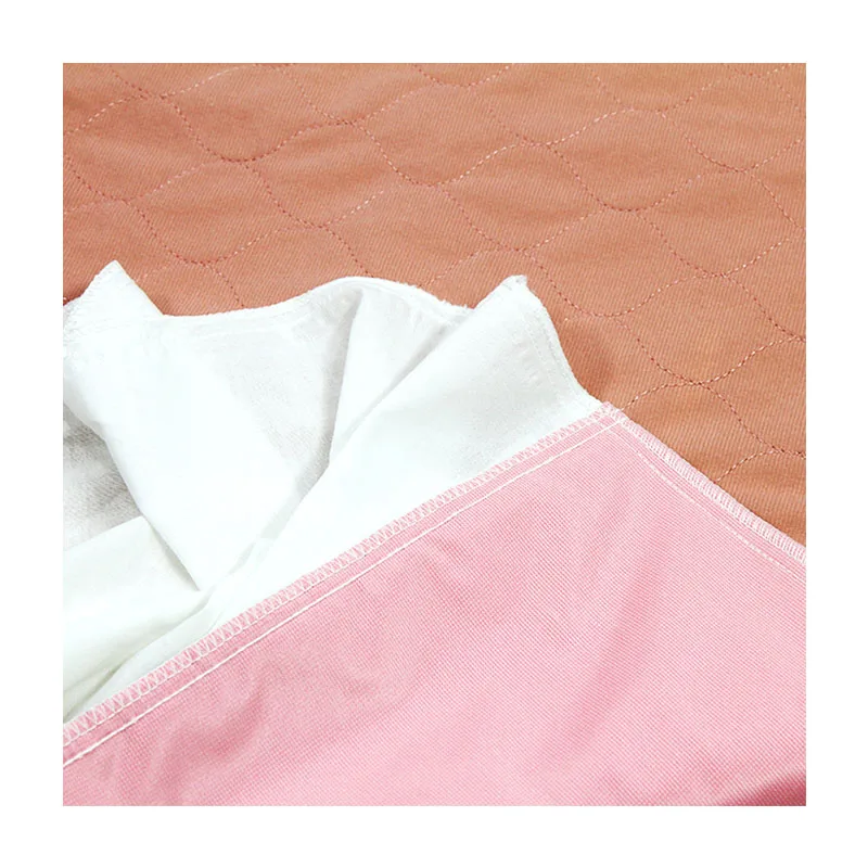 Absorbent Bed Pad with Tuck-in Sides (34 x 52 Inch) - Waterproof Washable 300x for Incontinence Reusable Underpad