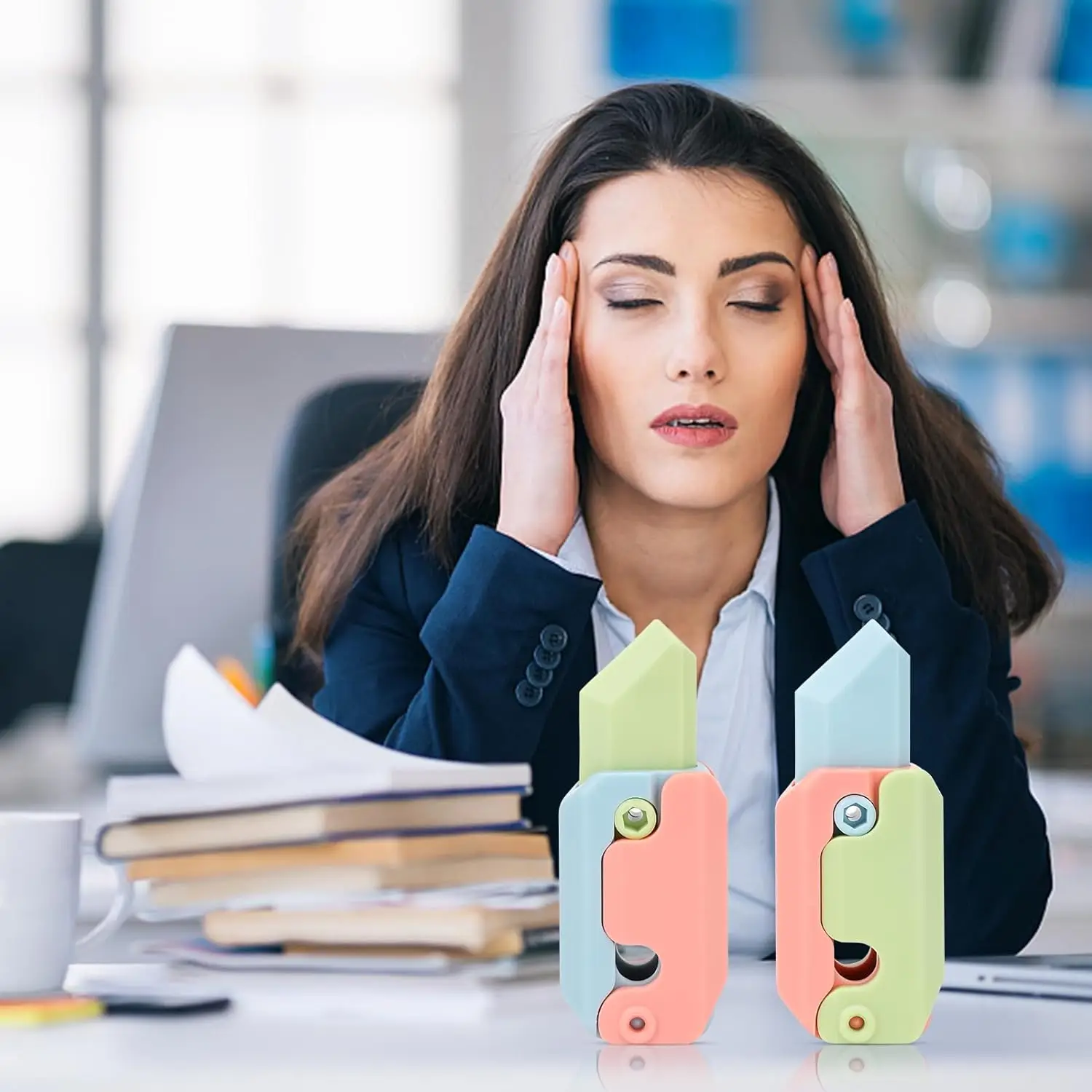 Glow in the Dark Gravity Fidget Toys Sensory Knife Fidget Toys for Kids & Adults