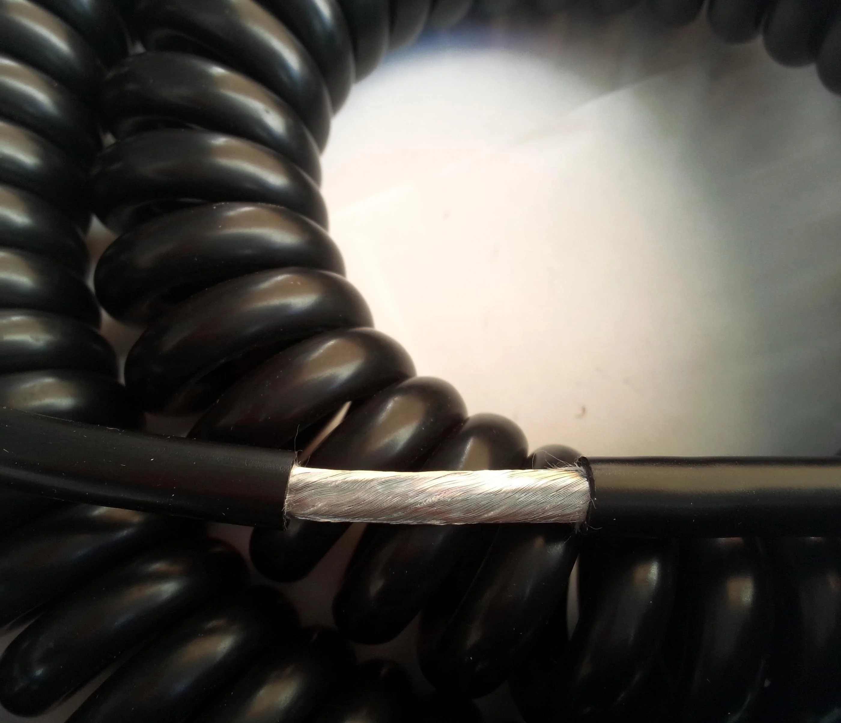 Latest MPG handwheel encoder CNC manual pulse generator 21 cores spring spiral cable