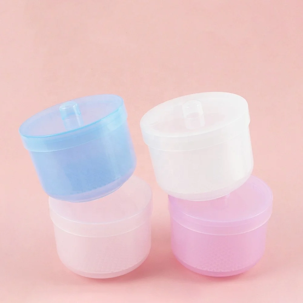 Nail polish Head Cleaning Disinfection Cup Disinfection Tank with Filter Nail Drill Bit Disinfecting Cleaning Cup