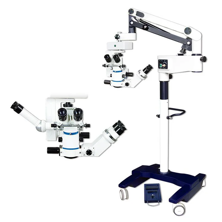 Медицинский хирургический Многофункциональный операционный микроскоп для глаз