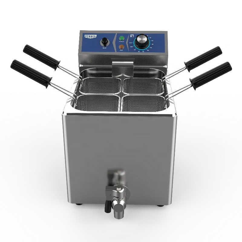 China Factory Venada Korean Ramen Noodles Cooker Machine 8L Custom-Make Commercial Pasta Cooker Kitchen Equipment With 4 Baskets