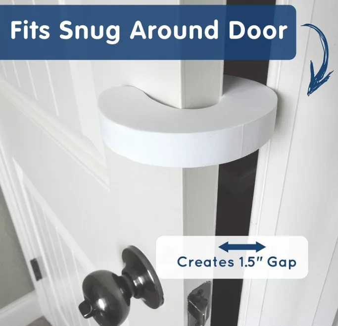 Finger Pinch Guard Cartoon Animal Door Stop Soft Foam Cushion Baby Finger Protector