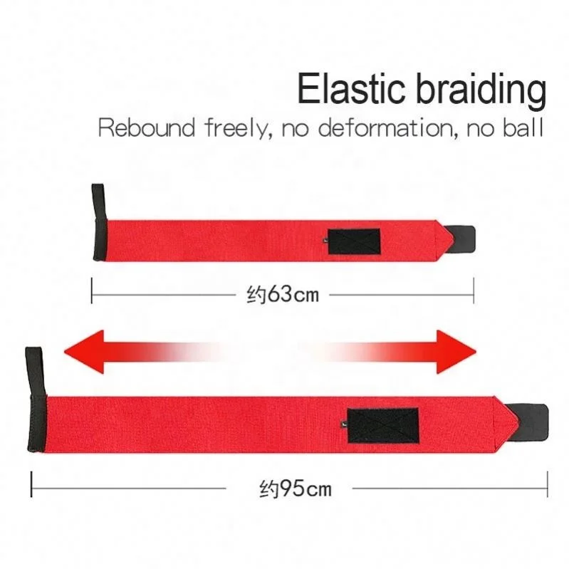  2020 New Arrival Bodybuilding Power Lifting Wrist Supports Assist Straps Grip Strength Weightlifting Gym Wristband