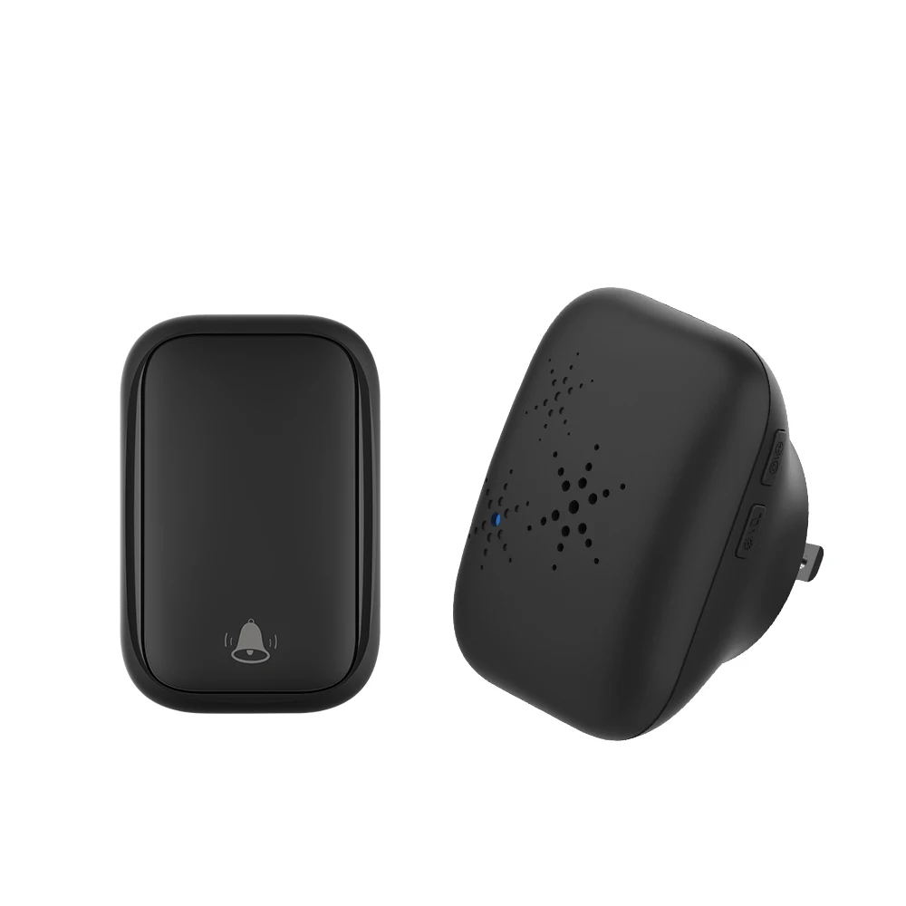Wireless doorbell US EU UK outdoor No wiring self-powered waterproof doorbell 300M wireless distance Home Welcome Door Chimes