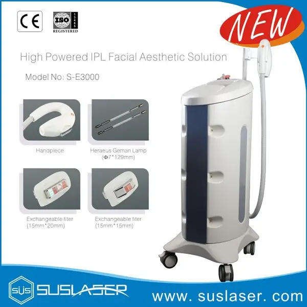 CE Dual System OPT E-light ipl vascular SHR Hair Removal Machine/ Elight SHR/ SHR Laser ipl lamp