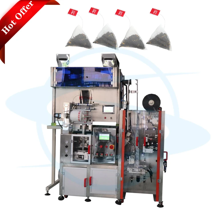 Factory wholesale triangle tea bag filling and sealing packing machine
