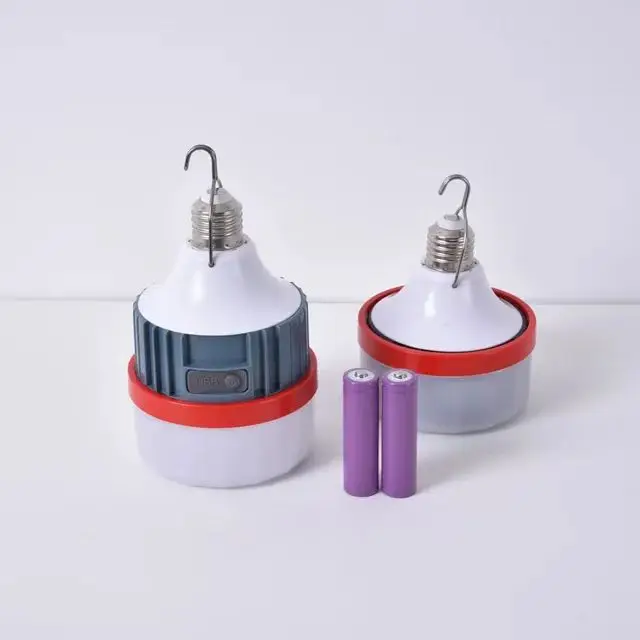 Camping Light T Shape Bulbs Outdoor Led Retractable Lamp USB Charging Battery Emergency Bulb Light Telescopic Foldable Led