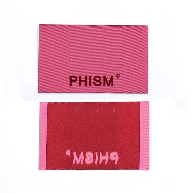 Китайский завод по индивидуальному заказу индивидуальная одежда логотип печать тканая этикетка без MOQ