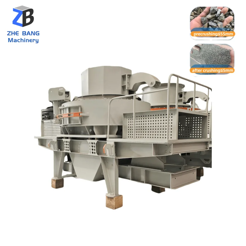 High Efficiency Gravel Granite Ballast Sand Maker Price, Mining Stone Crusher Machine VSI Sand Making Machine From China Factory