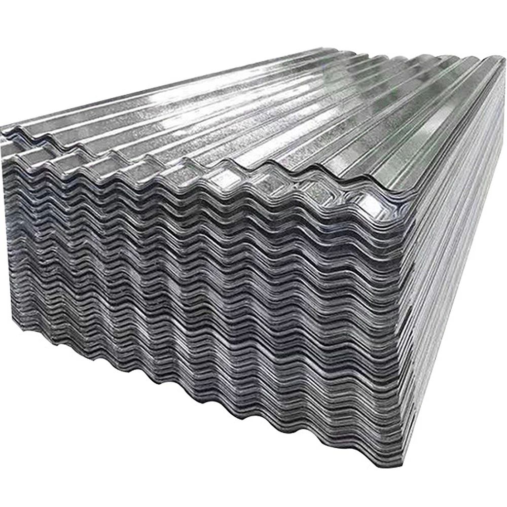 Corrugated galvanized steel sheets gi roofing sheet color coated corrugated steel plate for sale