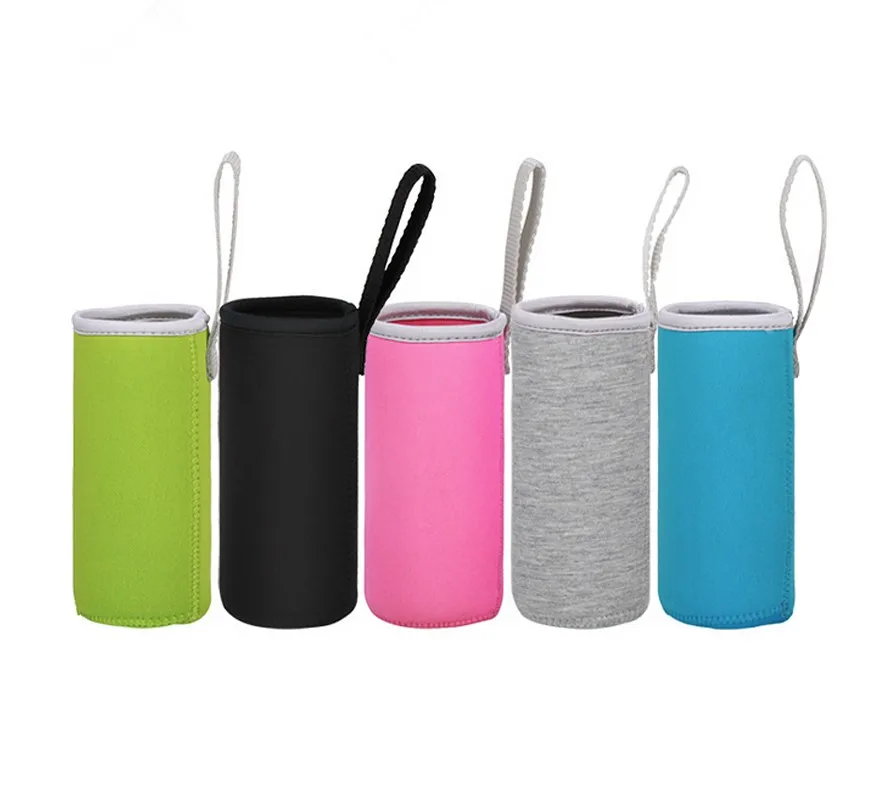 Diving Cloth Thermos Glass Cup Cover Sleeve Carrier Warm Water Bottles Cup Accessories Anti-scalding Bottle Bags