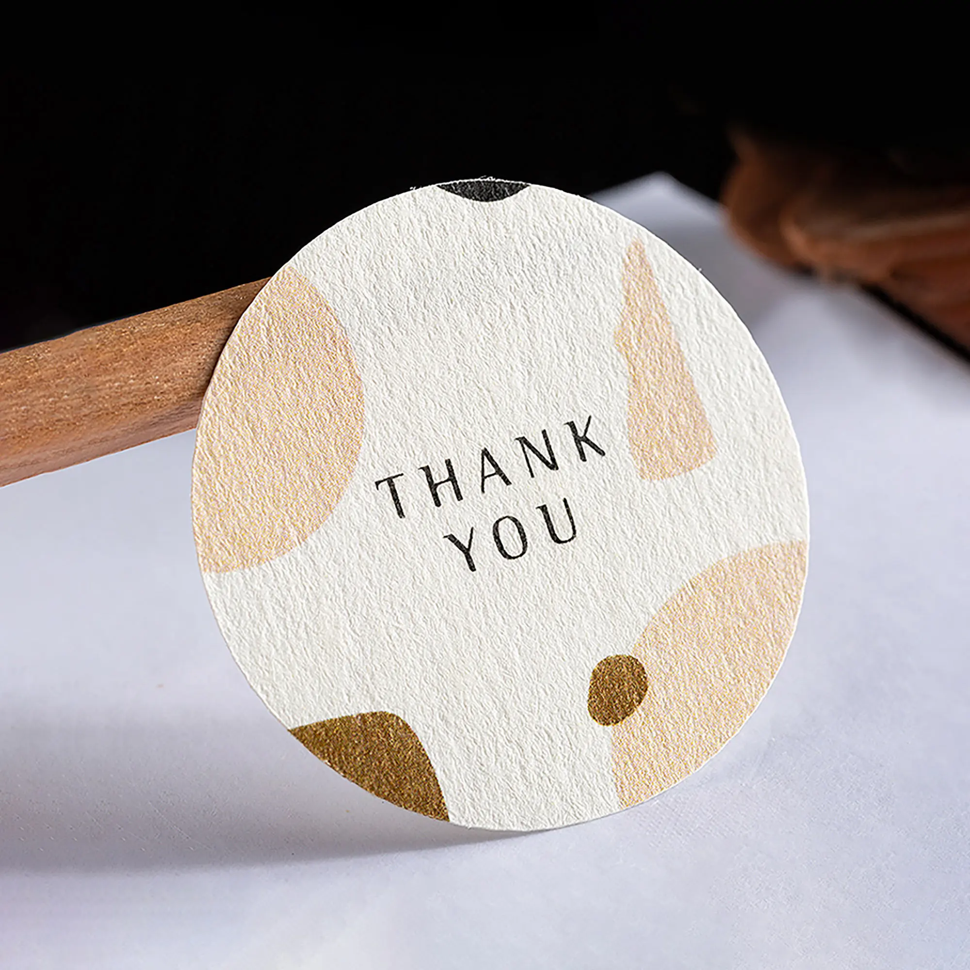 Customized embossed stickers waterproof self-adhesive label stickers