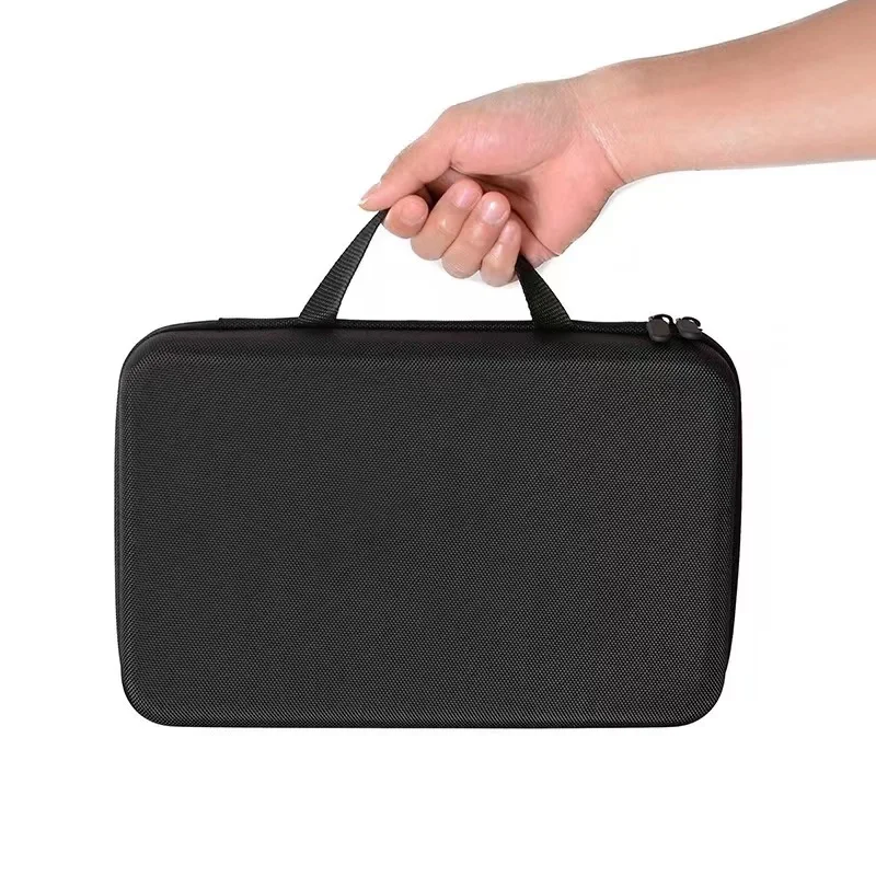 Hot selling go pro case big size eva portable camera storage bag with zipper and inner tray