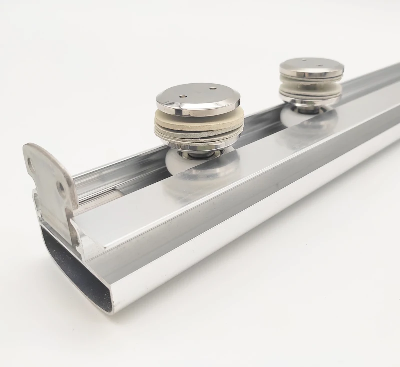 Ncyinox Stainless Steel Sliding Roller Door Accessories Modern Hanging Wheels Barn Door Hardware Hotels Glass Doors OEM/ODM
