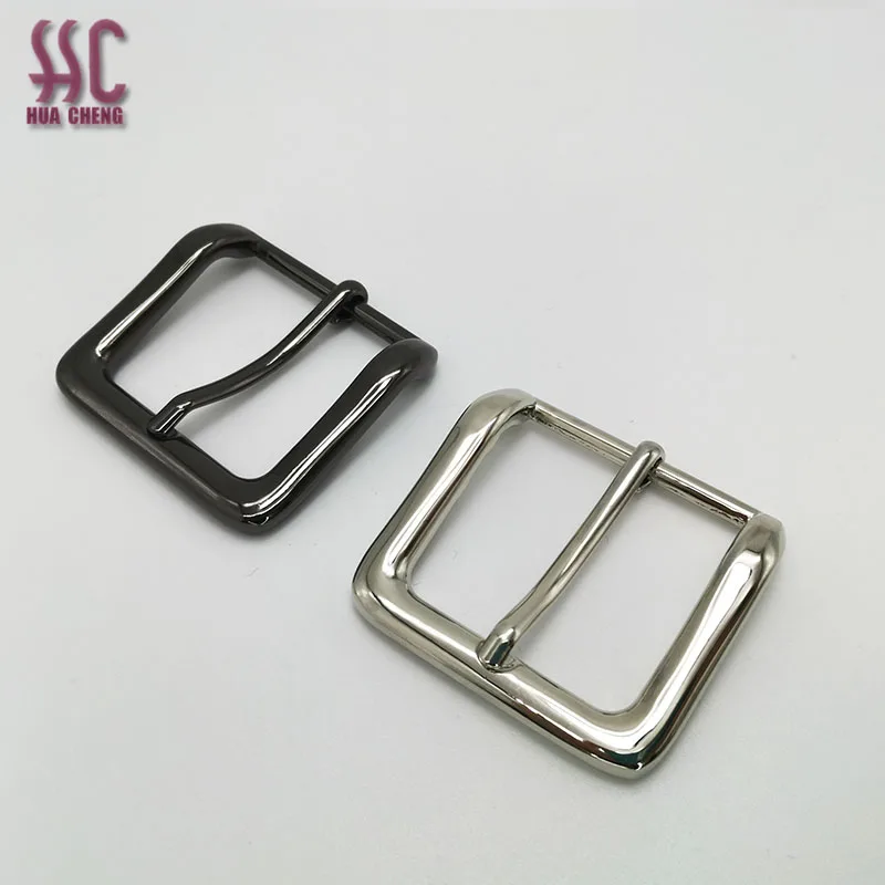 Fashion  heavy 40mm size high quality western style custom logo design metal pin belt buckles for men belt buckle