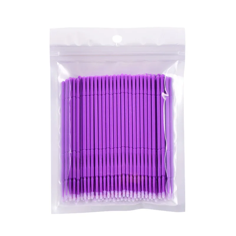 Blue Purple Multiple Colors Micro Swabs Sticks Buds Cosmetic Makeup Tools Cotton Swabs