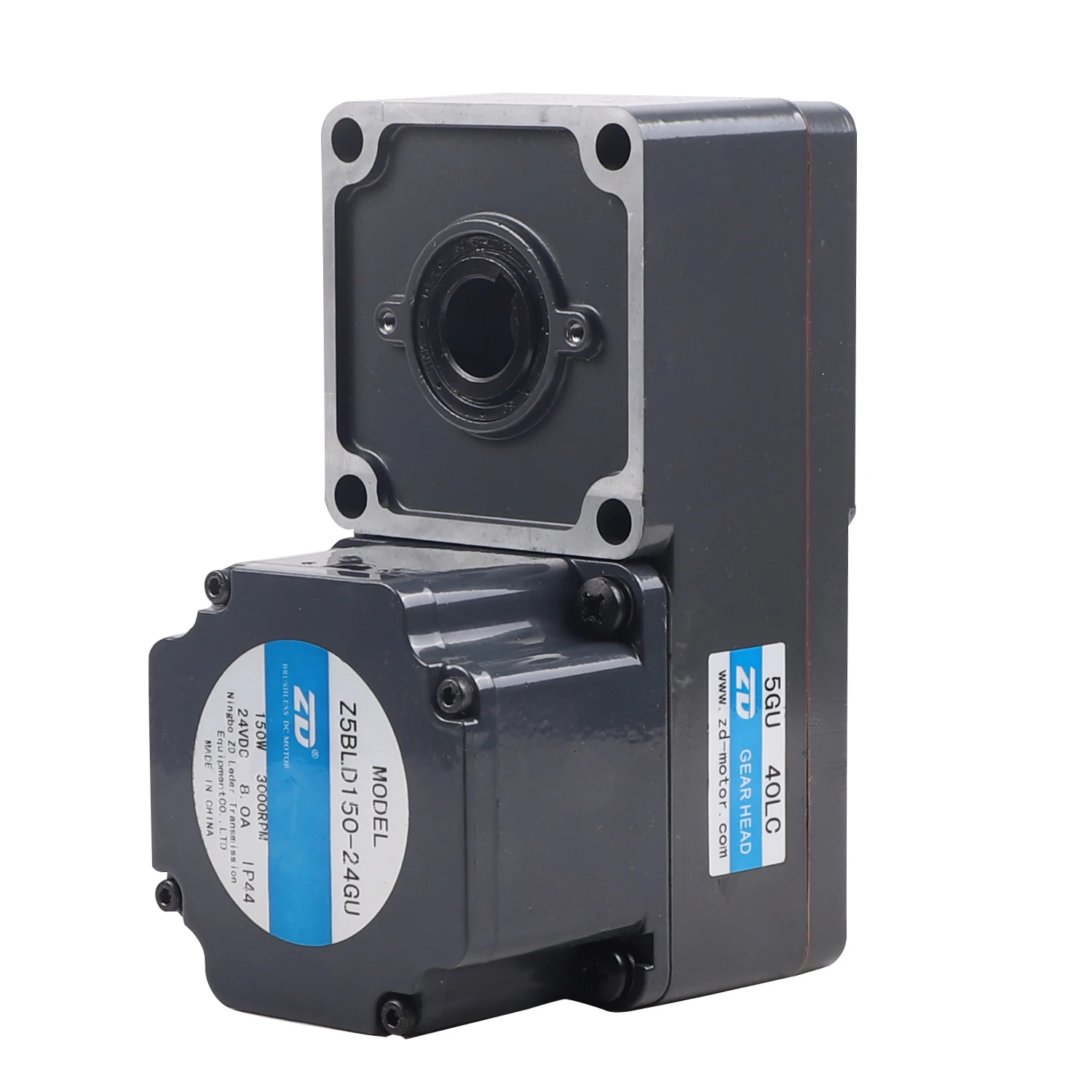 ZD 24v 48v 220v 15W To 90W 120W 200W 400W To 750W L Type Right Angle High Torque Brushless DC Gear Motor For Conveyor Motor