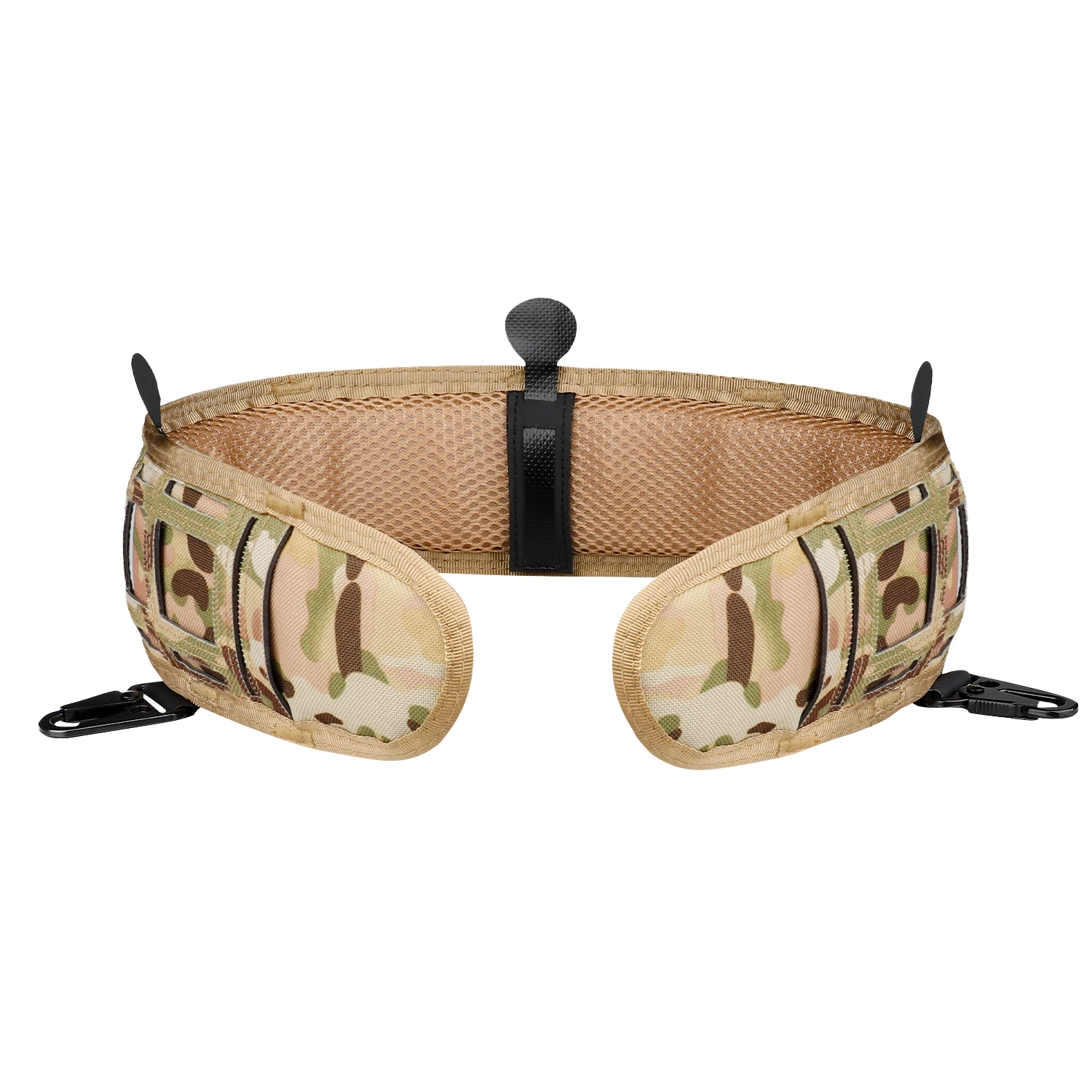 Laser Cut Tactical MOLLE Men Battle Belt Training Combat  Waistband Hunting Paintball Padded Duty Waist Belts