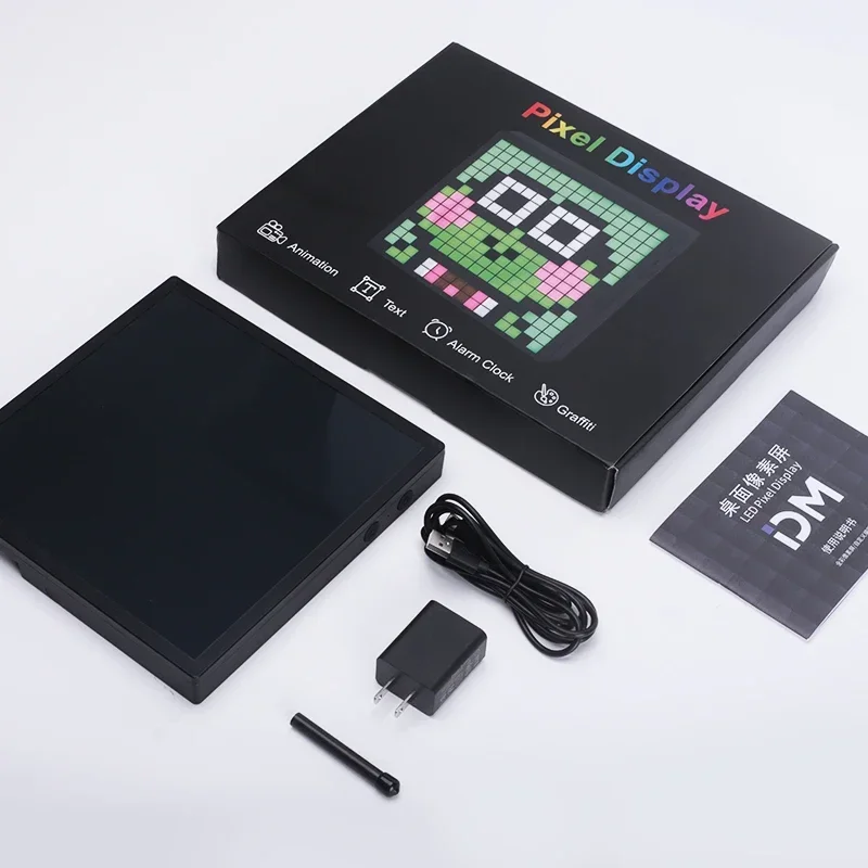 Светодиодный пиксельный дисплей умный матричный арт DIY RGB популярный программируемый экран с ночным освещением классная анимационная рамка для декора