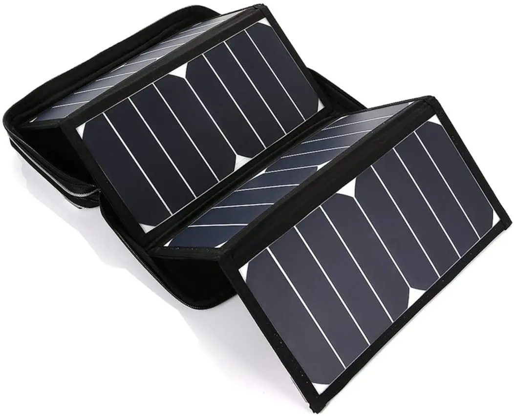 TP ENERGY 10w 20w 26w 28w 30w Sunpower folding solar panel For Camping Travel Emergency Charger, for Smartphones, Laptops.