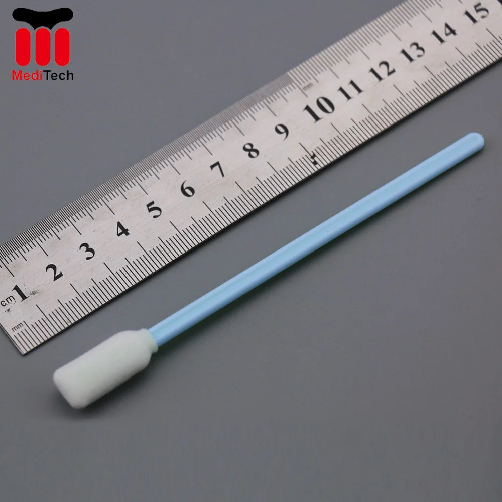 Customized 100 PPI Closed-cell Rectangular Head Polyurethane Foam Cleaning Swabs for Solvent Printer