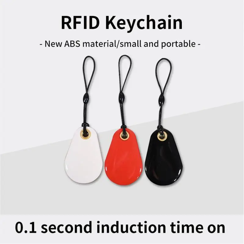 Custom 125KHz 13.56MHz UHF Anti Metal Rfid Epoxy Keychain Key ABS Ntag213 215 216 Chip NFC Keyfob Tags For programmer