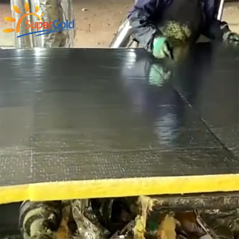 SuperGold HVAC duct thermal insulation fiber glass wool board with aluminum foil facing air conditioner insulation mak